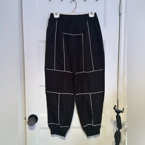 SHEIN Black Elastic Waist Joggers